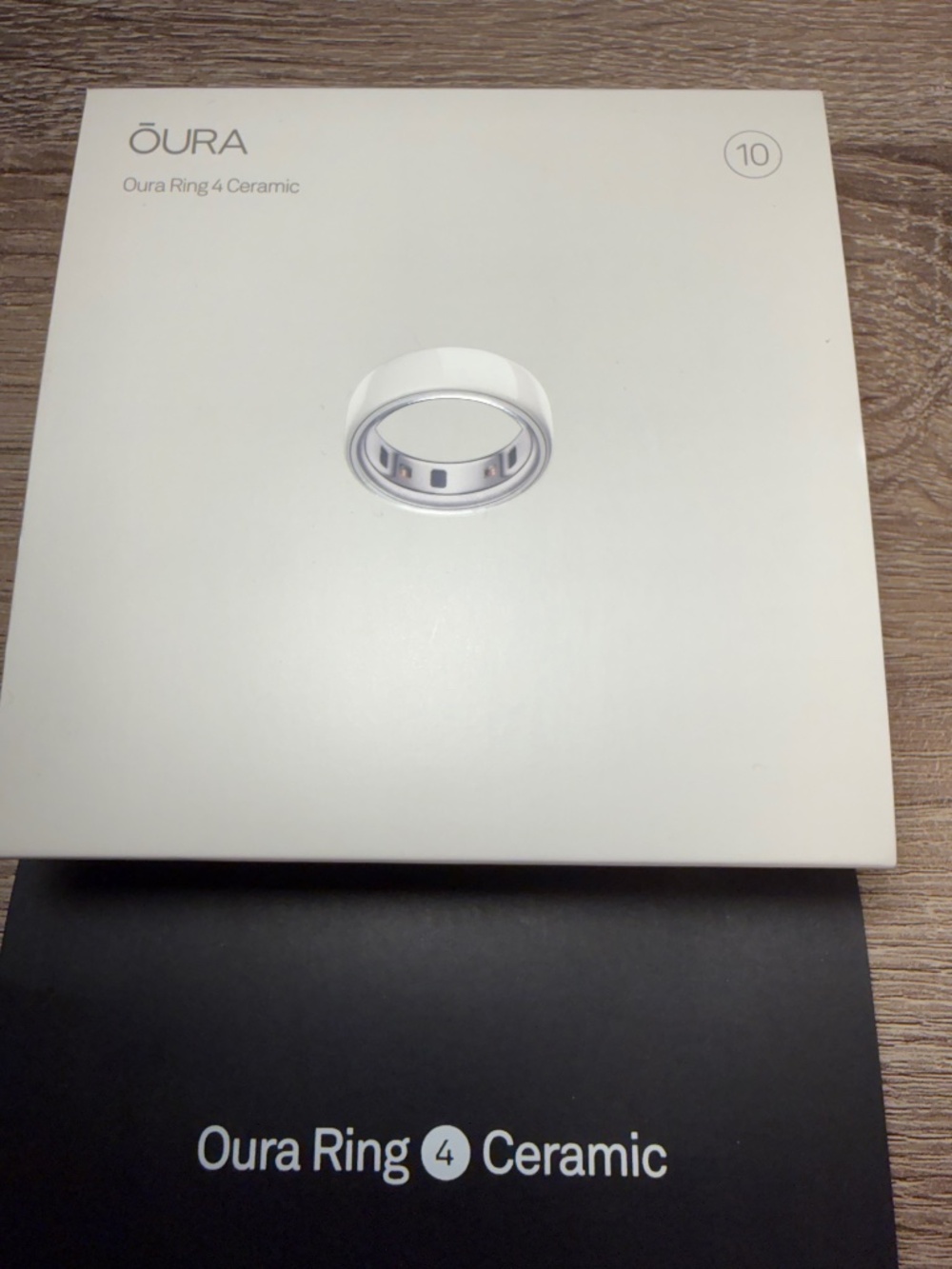 Oura Ring 4 Ceramic size 10